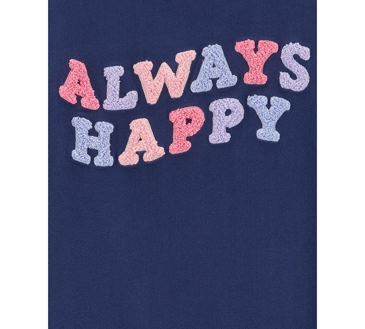 Carter's Little & Big Girls Always Happy French Terry Sweatshirt