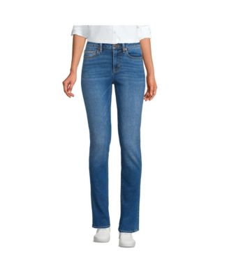Women's Recover Mid Rise Straight Leg Blue Jeans