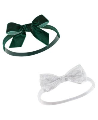 Baby Girls Hudson Cotton Headbands 5pk, Black Gold Heart, 0-24 Months