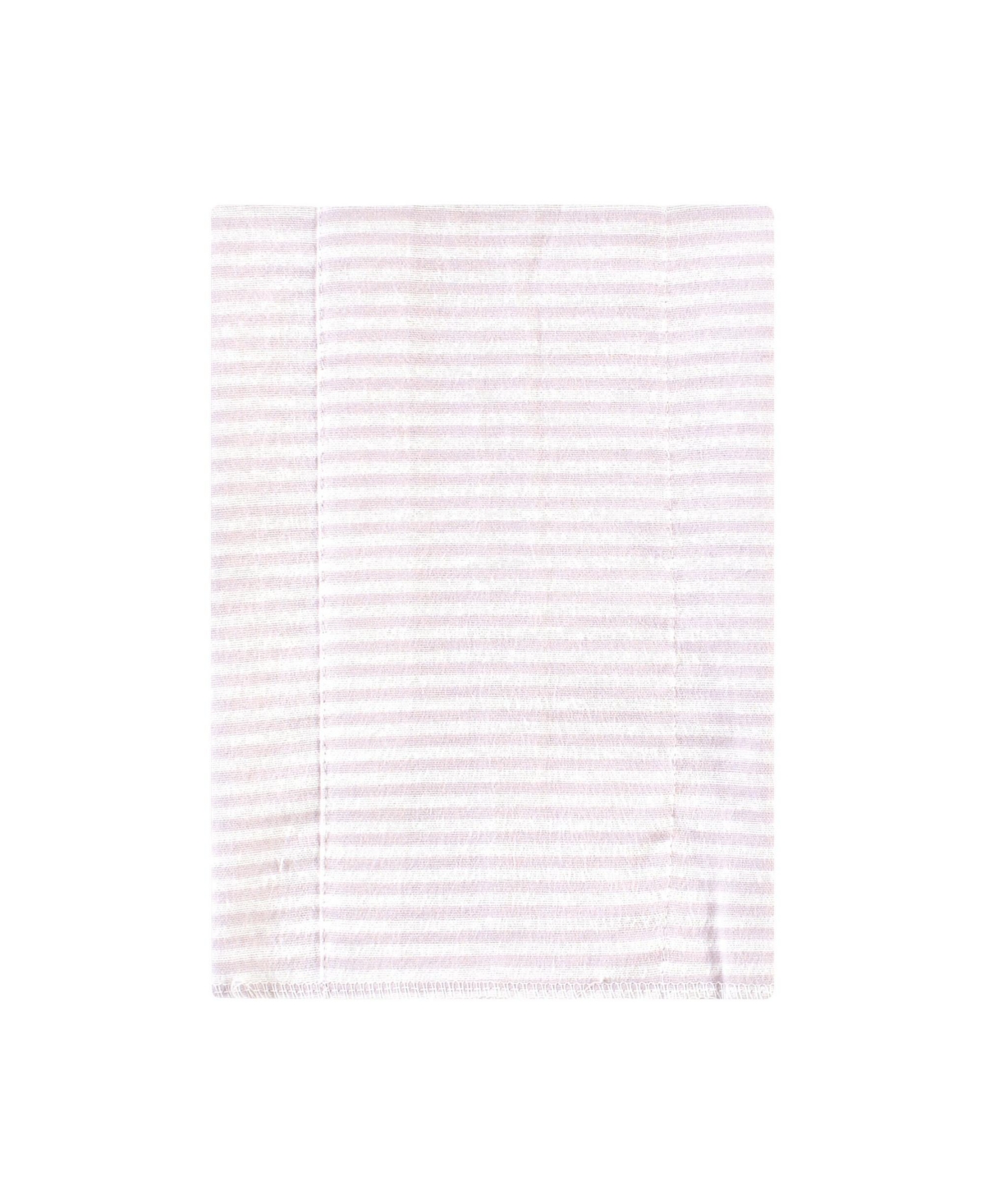 Hudson Baby Infant Girl Cotton Flannel Burp Cloths, Lilac Elephants 4 Pack, One Size - Lilac elephants 4 pack