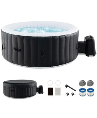 70 Inches Round SPA Pool Hottub with 110/130 Air Jets Electric Heater Pump