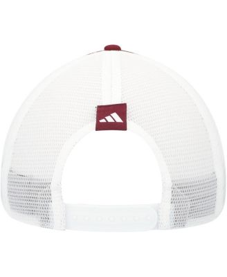 Men's Maroon Mississippi State Bulldogs Phrase Foam Front Trucker Adjustable Hat