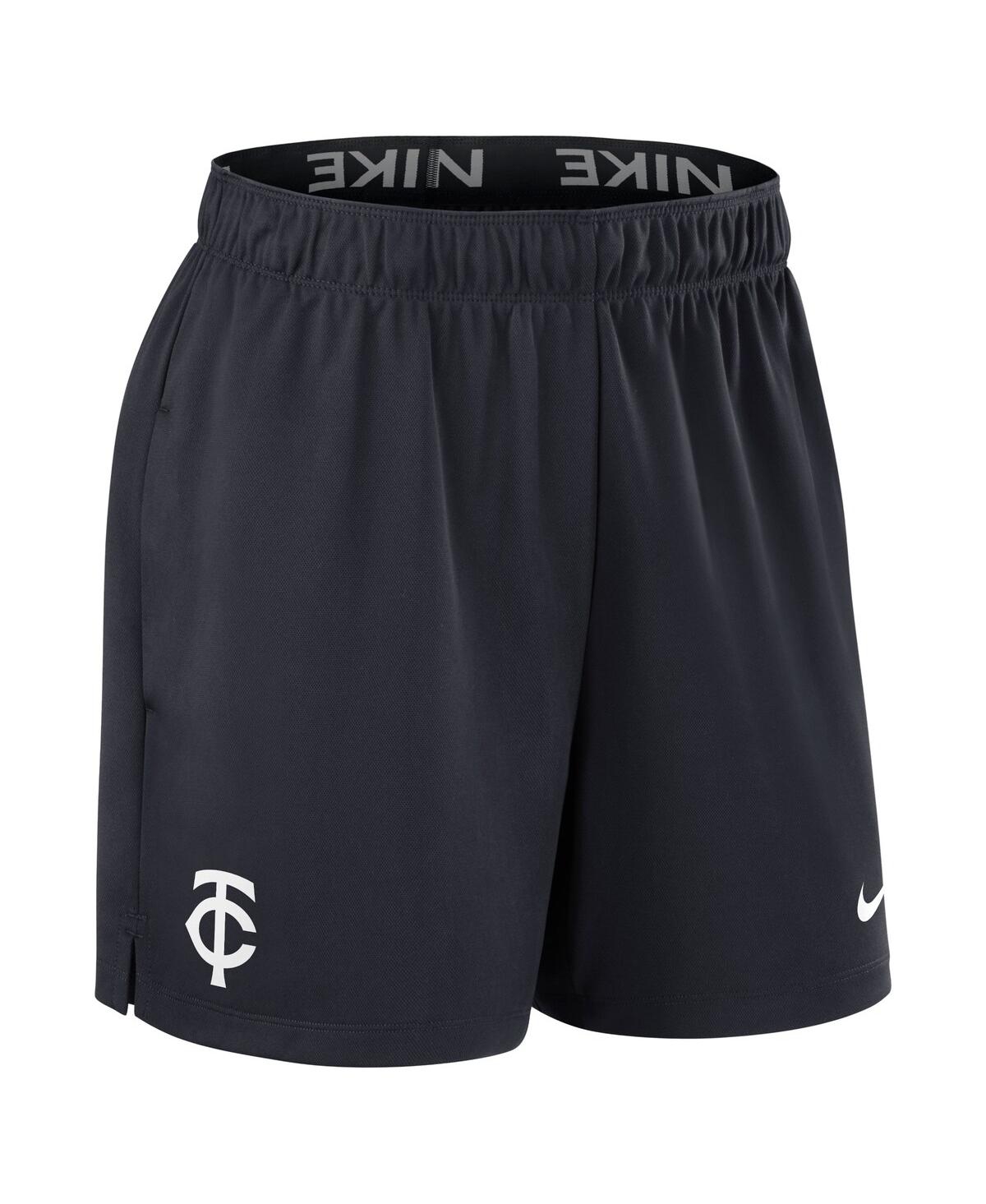 Nike Minnesota Twins Authentic Collection Practice  Women's Dri-fit Mlb Shorts In Navy