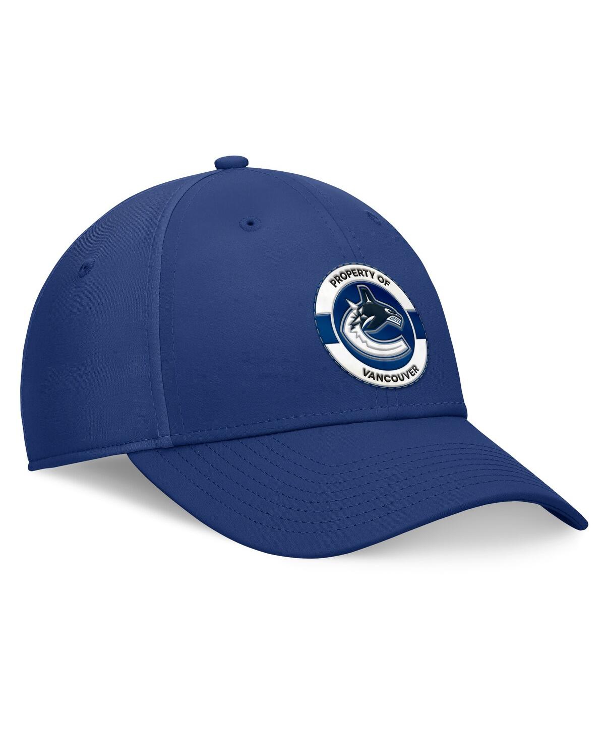Fanatics Men's Blue Vancouver Canucks Authentic Pro Training Camp Flex Hat In Blue