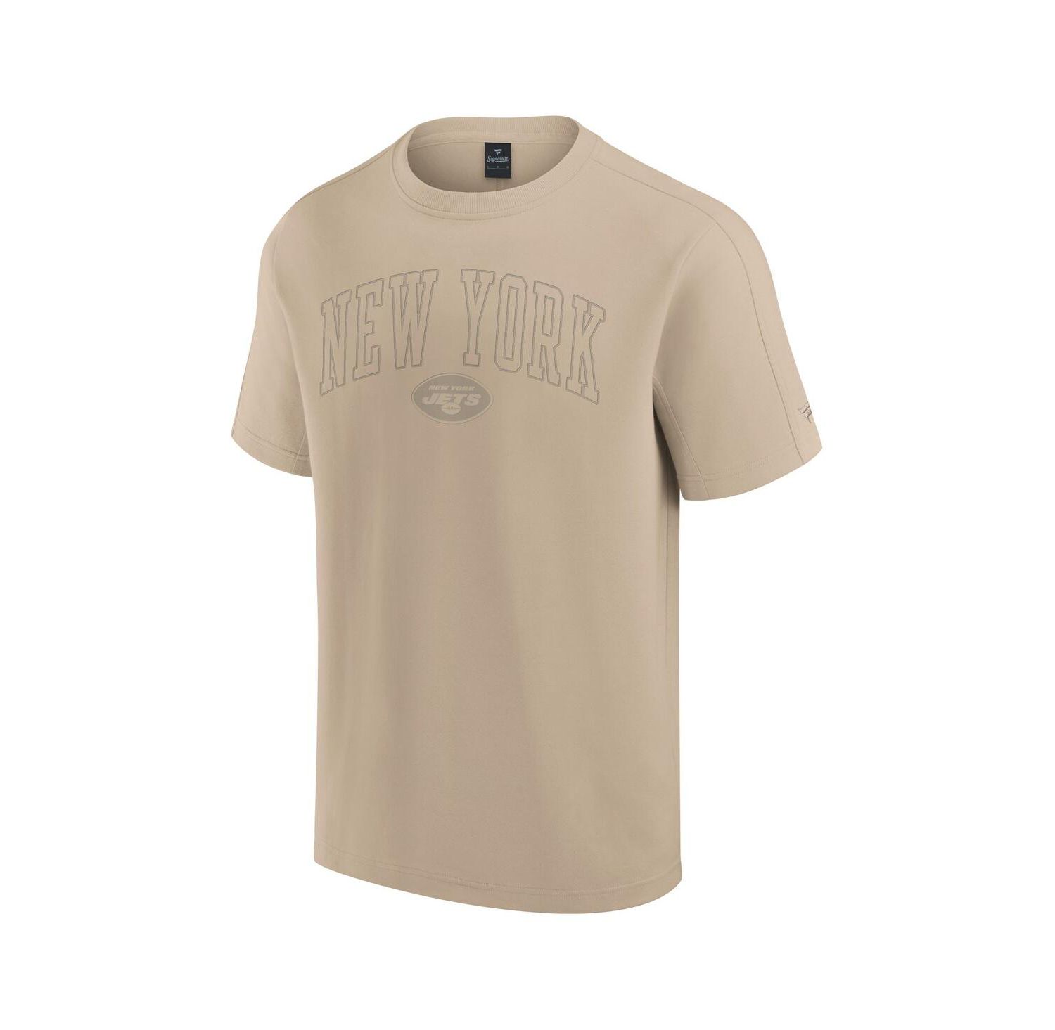 Men's and Women's Khaki New York Jets Elements Heavyweight Tri-Blend T-Shirt