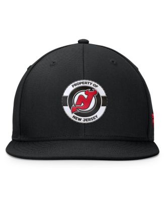 Men's Black New Jersey Devils Authentic Pro Training Camp Snapback Hat