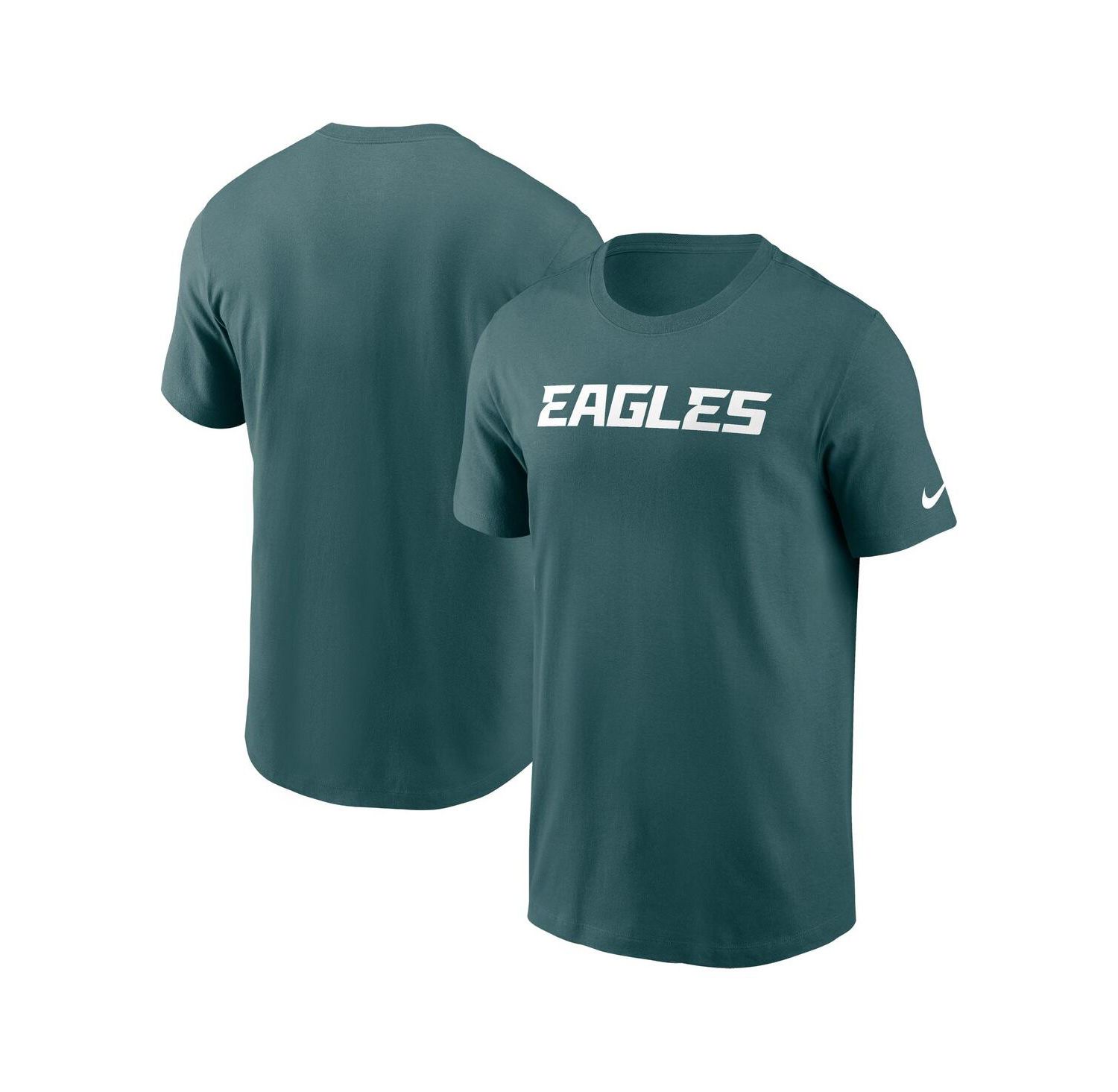 Men's Midnight Green Philadelphia Eagles Primetime Wordmark Essential T-Shirt