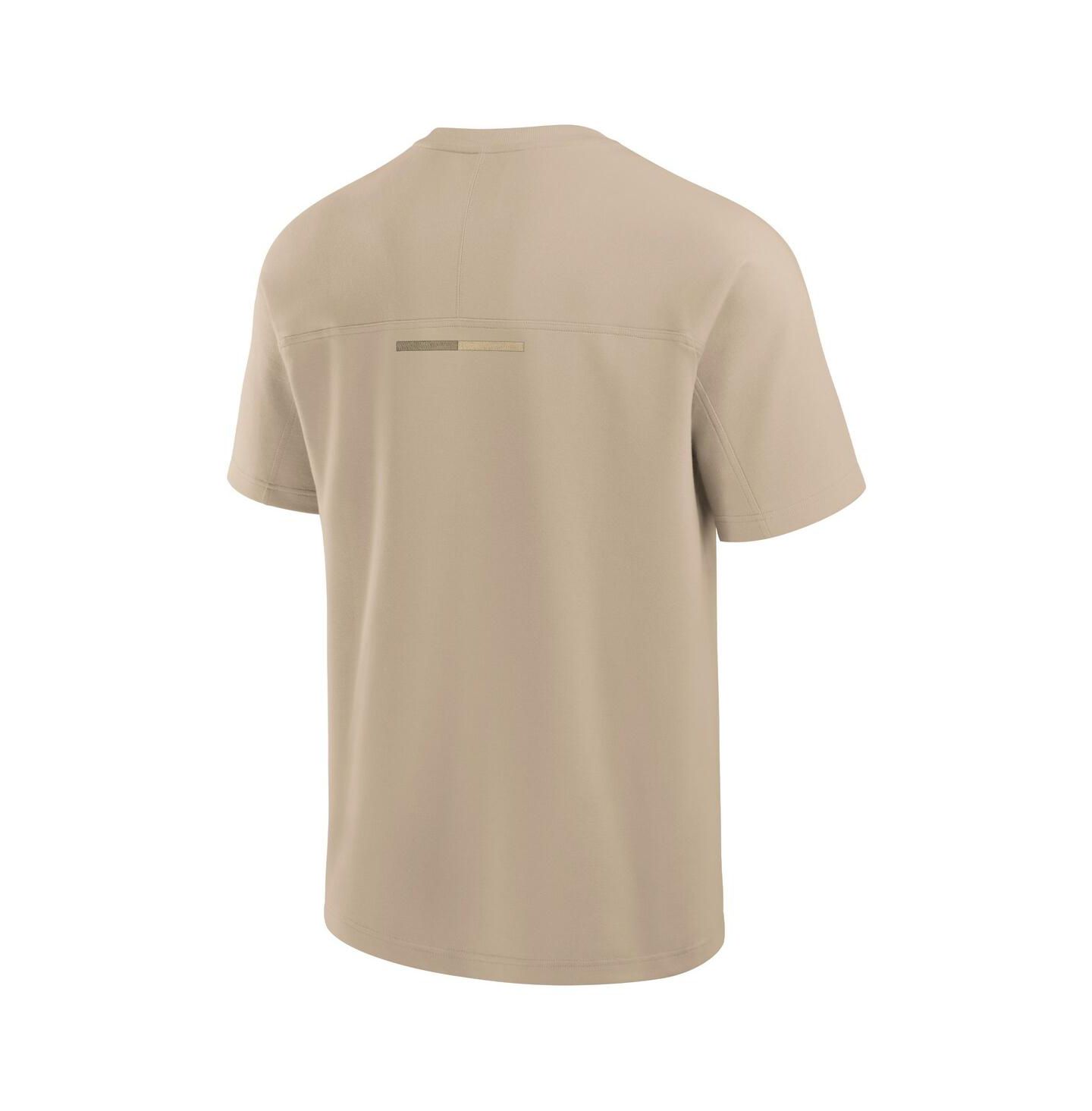 Футболка Fanatics Khaki New York Jets Elements Heavyweight Tri-Blend — фото 3