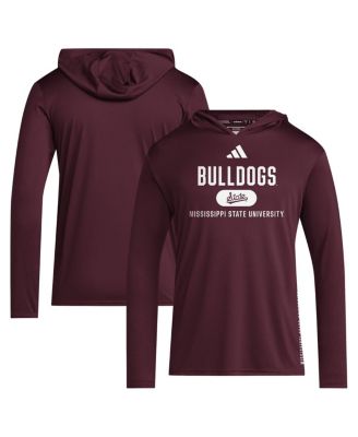 Adidas Men s Maroon Mississippi State Bulldogs 2024 Sideline Hooded Long Sleeve T Shirt Macy s