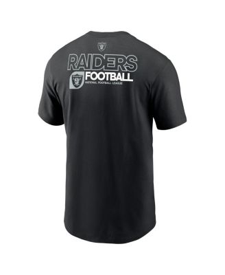 Men's Black Las Vegas Raiders Outline T-Shirt