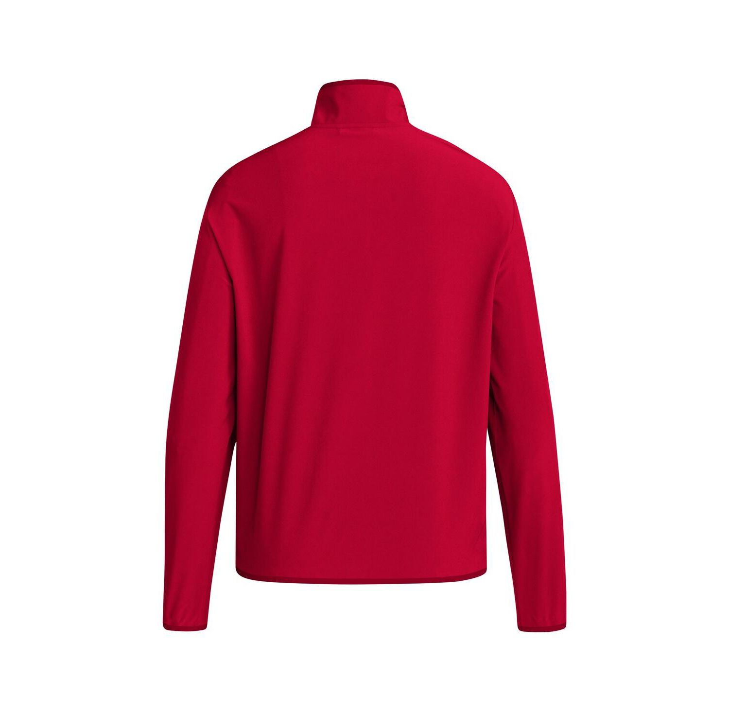 Men's Scarlet Nebraska Huskers Coaches Sideline Half-Zip Jacket