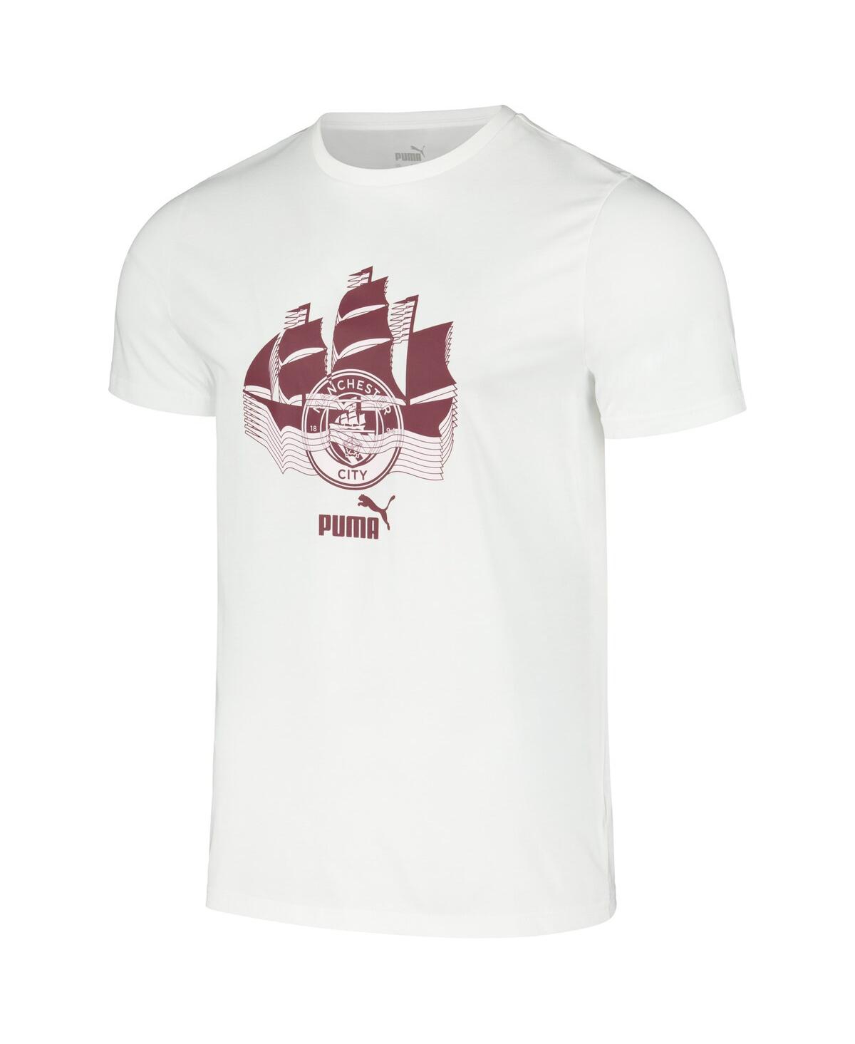 Puma Men'sManchester City ftblCulture T-Shirt - White