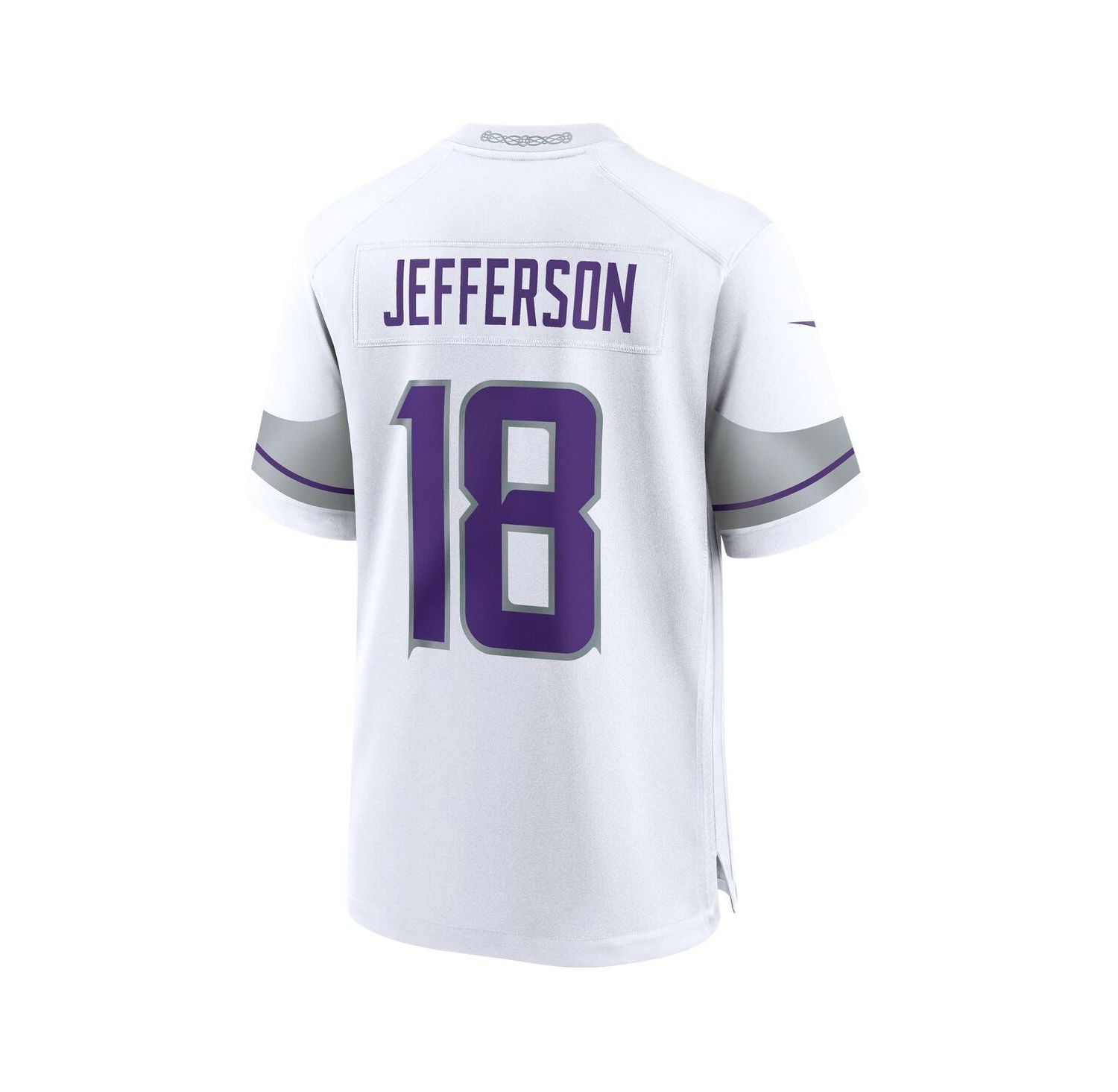 Men's Justin Jefferson White Minnesota Vikings Alternate Game Player Jersey