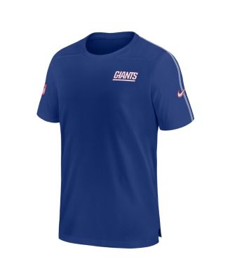 Men's Royal New York Giants 2024 Sideline Coach UV Performance T-Shirt