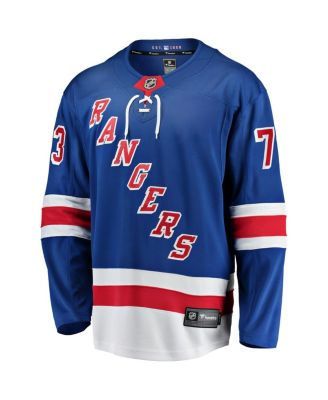 Men's Matt Rempe Blue New York Rangers Home Breakaway Jersey