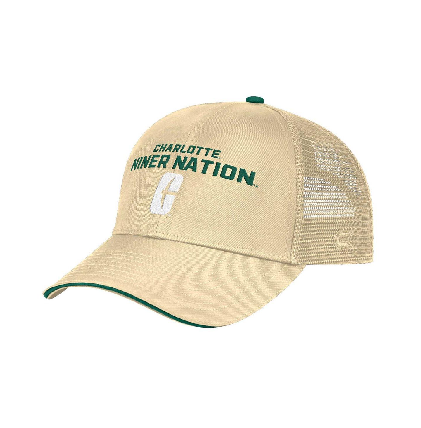 Мужская кепка Colosseum Gold Charlotte 49ers Wyatt Adjustable Hat — фото 1