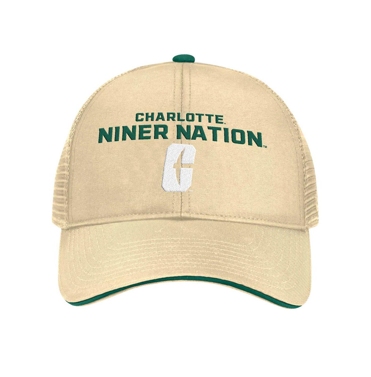 Мужская кепка Colosseum Gold Charlotte 49ers Wyatt Adjustable Hat — фото 4