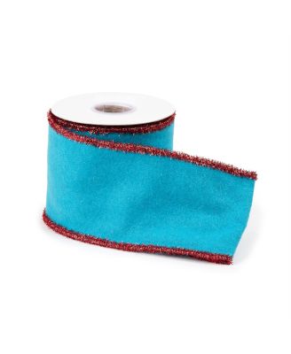 Set of 2 Wired Wool Ribbons – Elegant and Durable for Crafting and Decorating