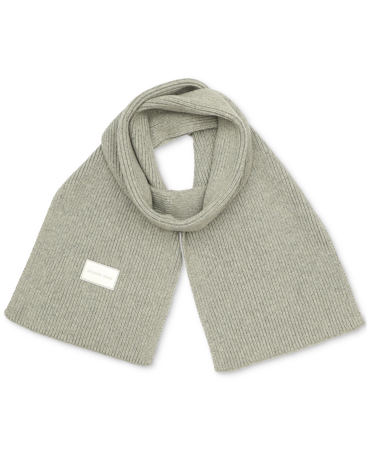 Michael Kors Michael  Women's Fine Rib Scarf In Pearl Heather