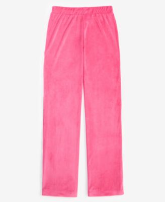 ID Ideology - Big Girls Wide-Leg Velour Pants