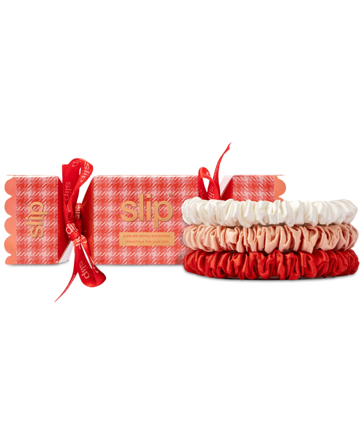 Slip 3-pc. Pure Silk Skinny Scrunchie Cracker Set In No Color