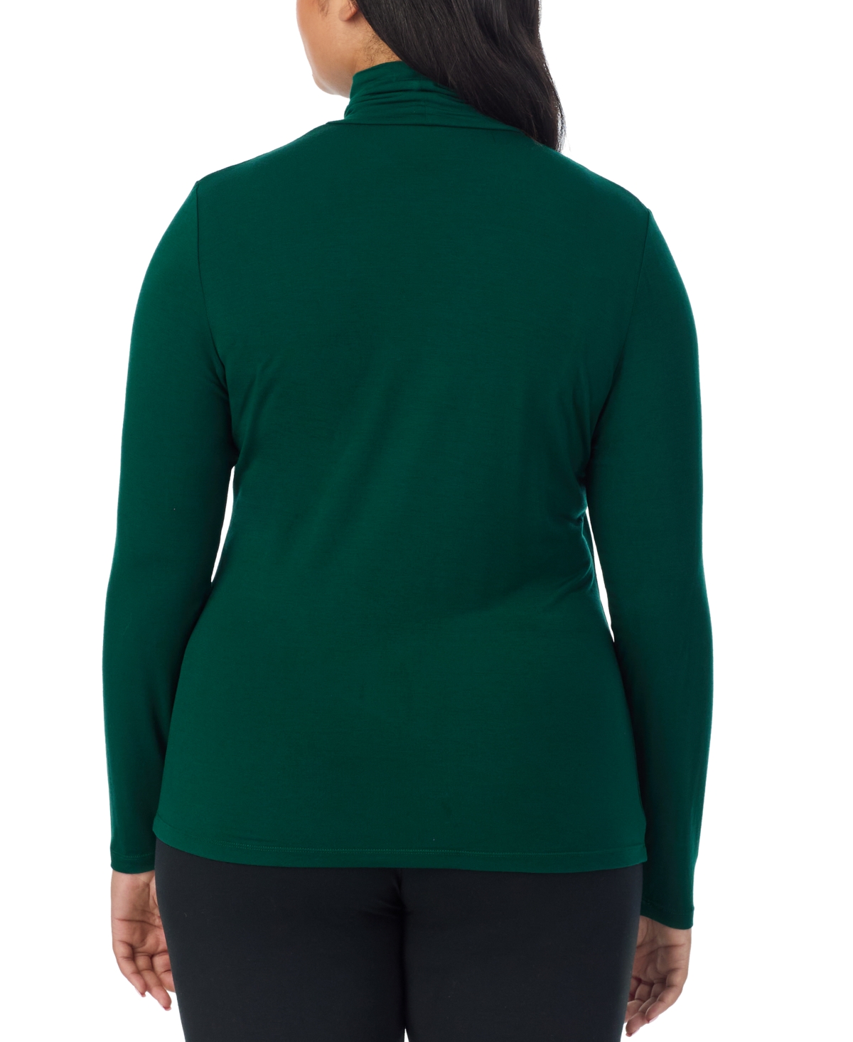 Cuddl Duds Plus Size Softwear Long-Sleeve Turtleneck Top
