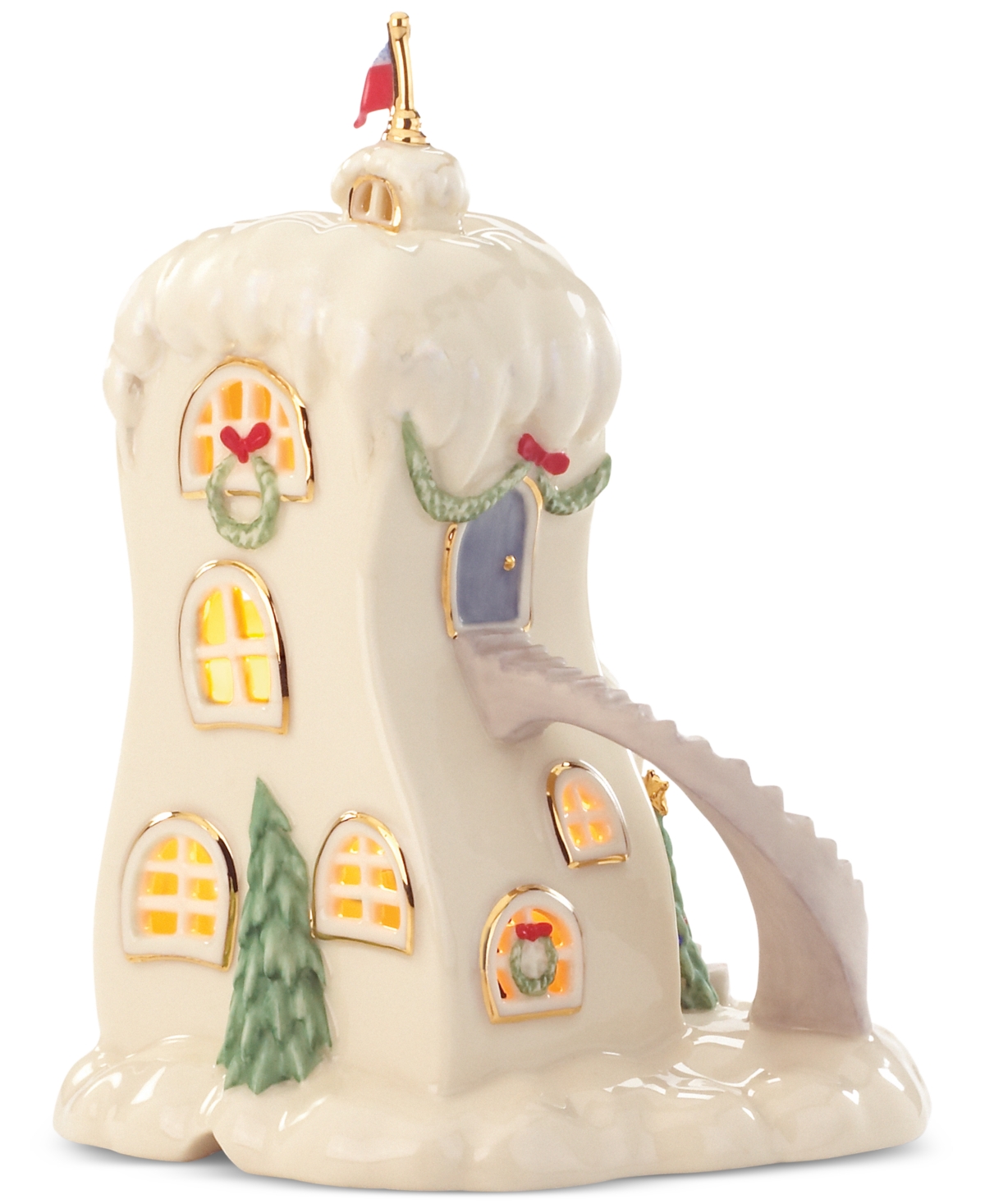 Lenox Whoville Post Office Led Figurine In No Color