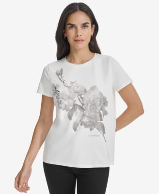 Women's Foil-Graphic Crewneck T-Shirt