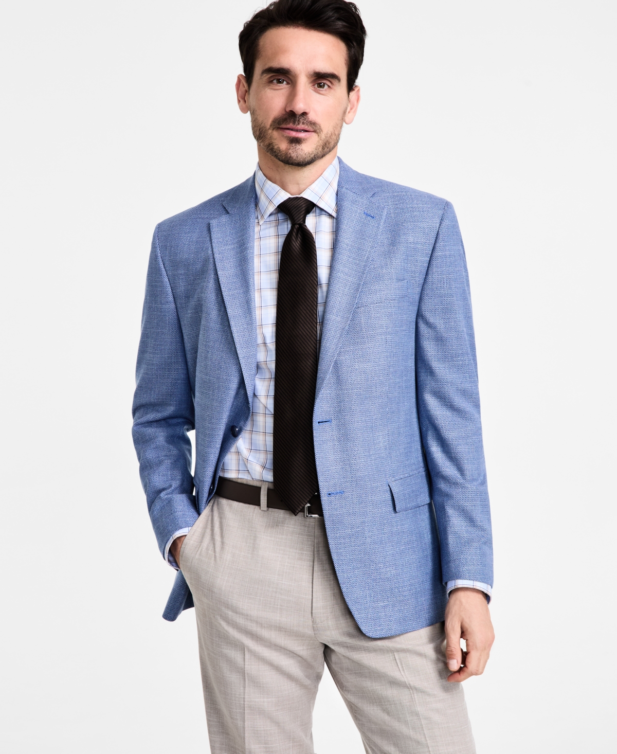 Michael Kors Men's Classic-fit Sport Coat In Blue