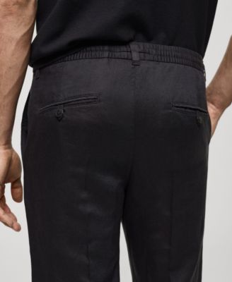 Men's Linen Drawstring Pants