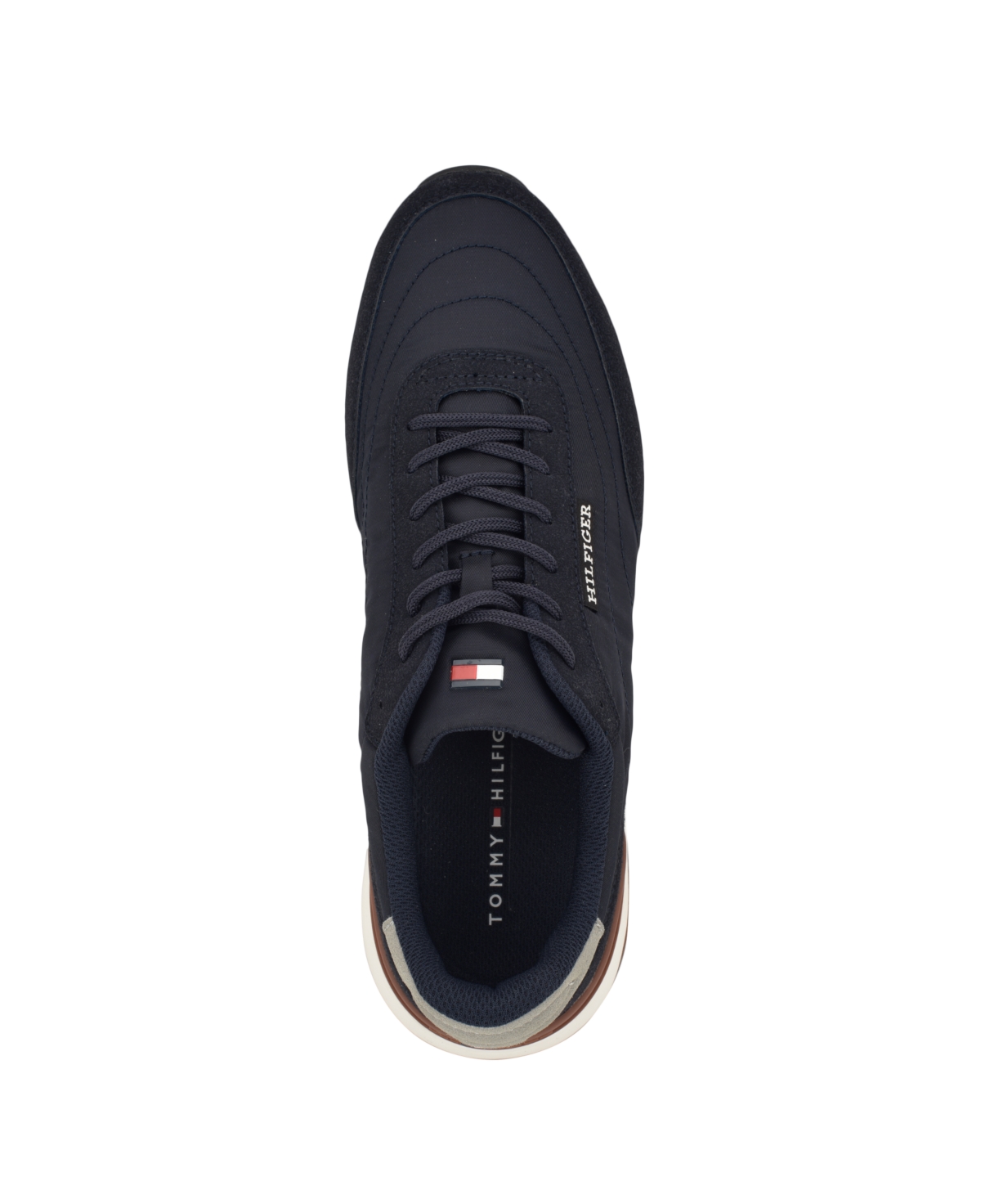 Tommy Hilfiger Men's Sanny Lace Up Jogger Sneakers In Grey Multi