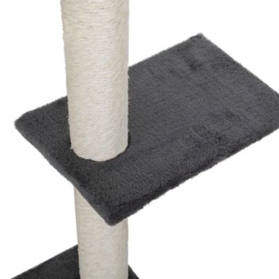 5-Piece Wall-Mounted Cat Tree with Scratching Posts, Condo, and Perch