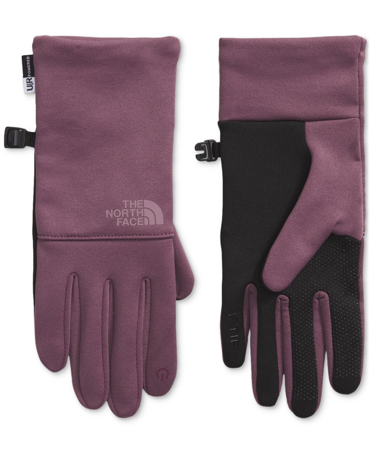 The North Face Women's Fleece Etip Gloves In Midnight Mauve
