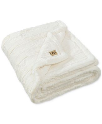 Valor Textured Faux Fur Throw, 50" x 70" (A $110.00 Value)