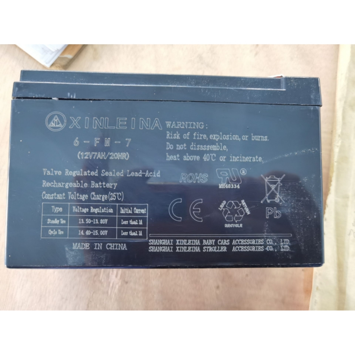 Streamdale Furniture 12v 7Ah Battery for Kids Ride on car, Valve Regulated Lead-Acid Rechargeable Battery, Rechargeable Replacement Battery for Kids R