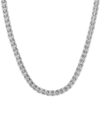 Marc Anthony Men's Polished Link 22" Chain Necklace in Sterling Silver-Plate, BVC1062-WSNA