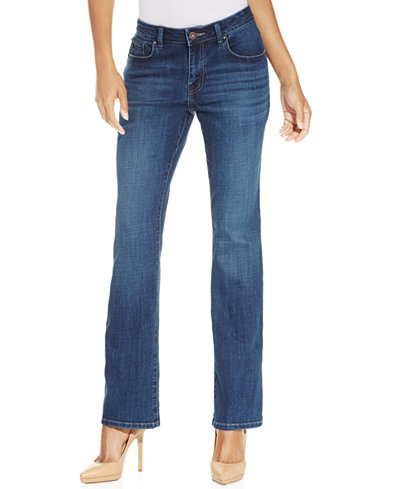 Lee Platinum Cassandra Curvy-Fit El Paso Wash Bootcut Jeans
