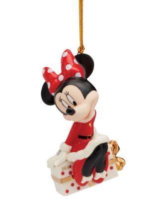 Lenox - Porcelain 2024 Minnie Sitting on Gifts Ornament