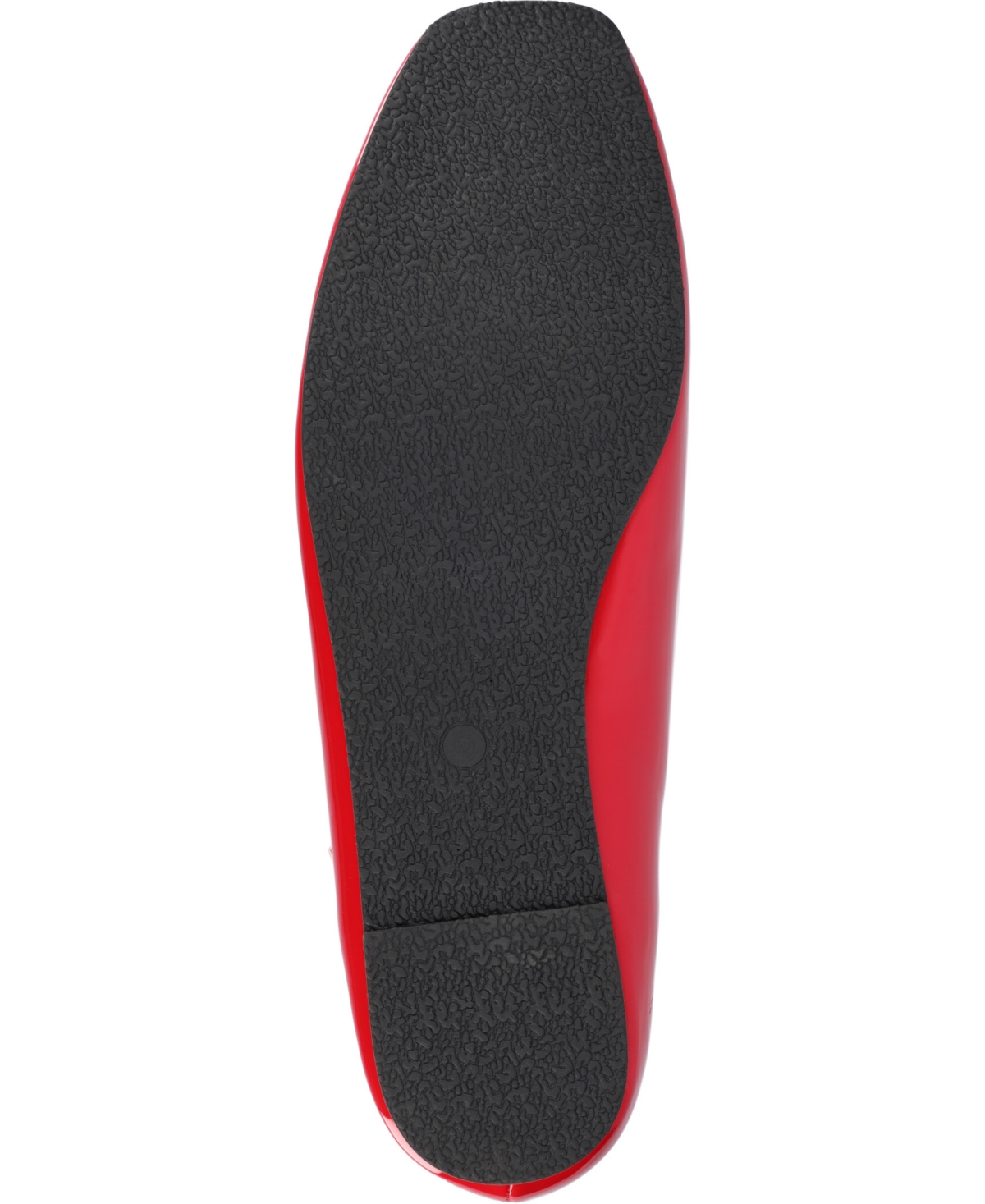 Journee Collection Carrie Mary Jane Flat In Red Patent