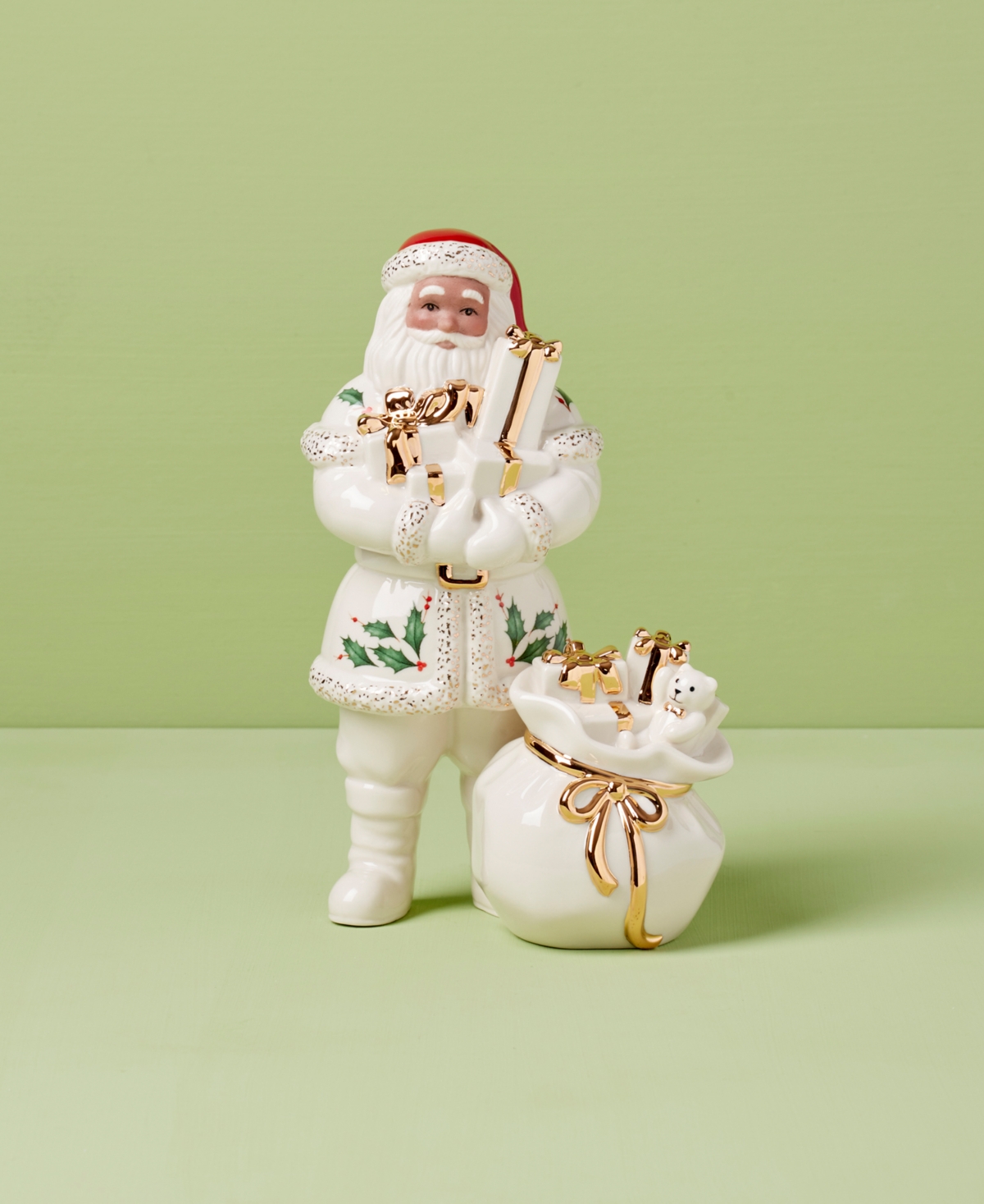 Lenox 2024 African American Santa with Gifts Figurine