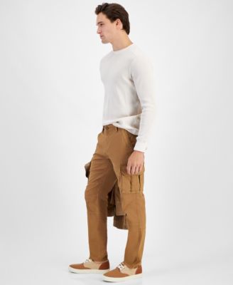 Men's Garment-dyed Straight-Fit Morrison Tapered Cargo Pants