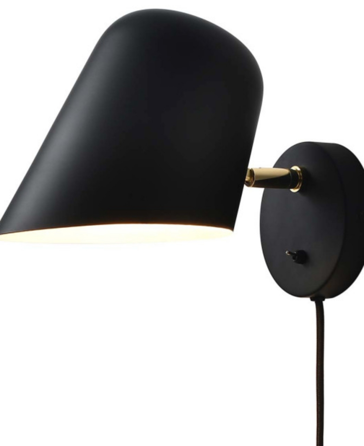 Nova Of California Culver 7" Steel On/off Switch Wall Sconce In Matte Black