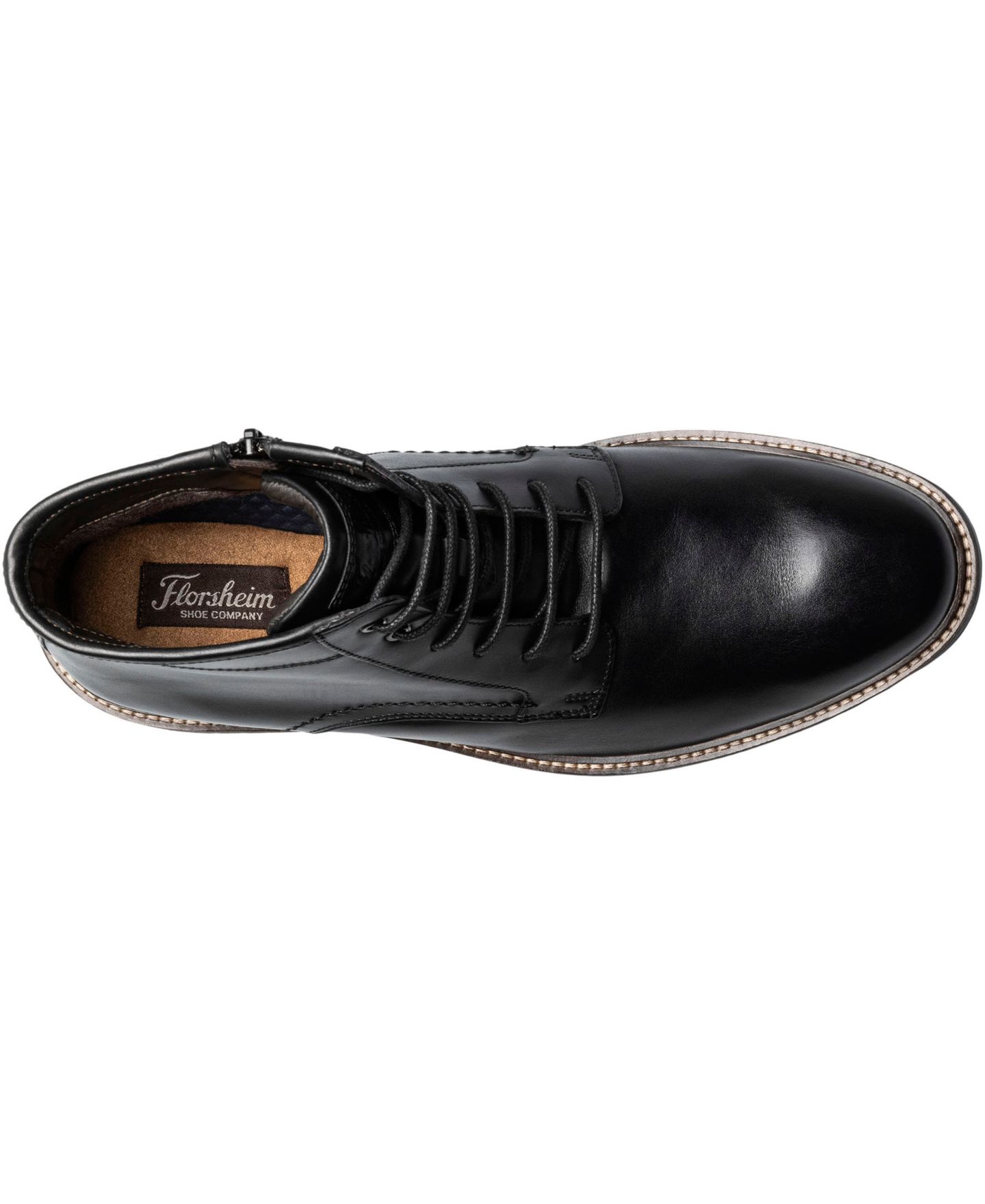 Мужские ботинки Florsheim Forge Plain Toe Lace Up Boot, цвет: Чёрный — фото 6