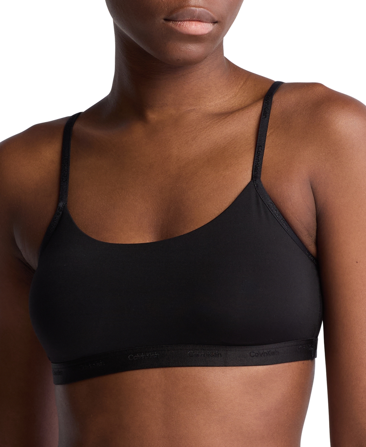 Calvin Klein Women's Form To Body Lightly Lined Bralette QF7554
