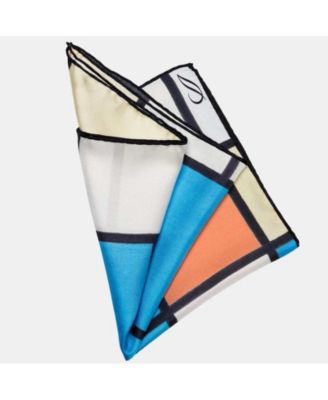 Elizabetta Elizabetta Mens Mondrian - Шелковый карманный платок для мужчин 17090₽