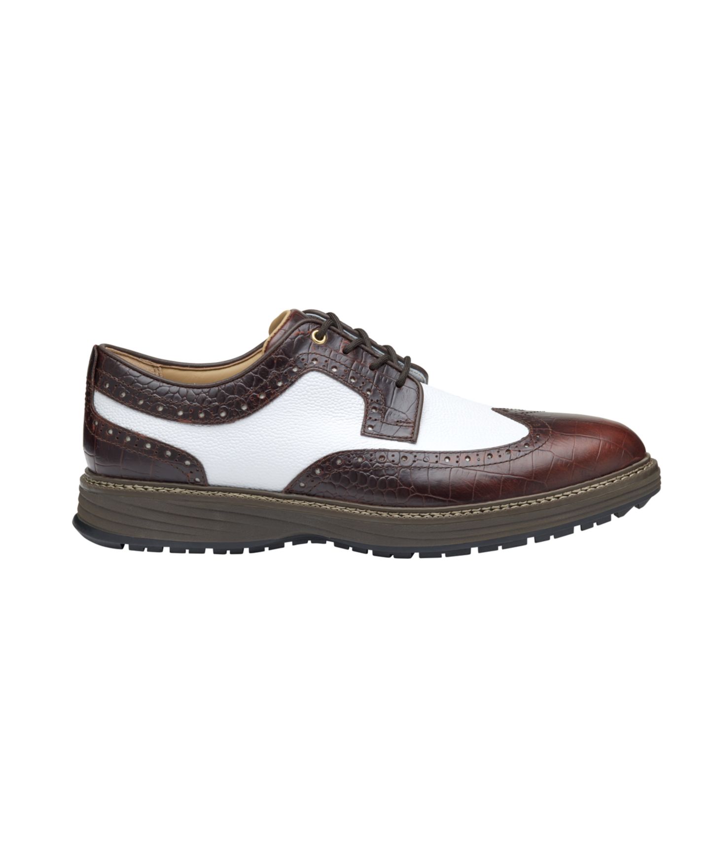 Мужские кроссовки Johnston & Murphy Waterproof Upton GL3 Luxe Hybrid, цвет: Тёмный коричневый кожаный — фото 5