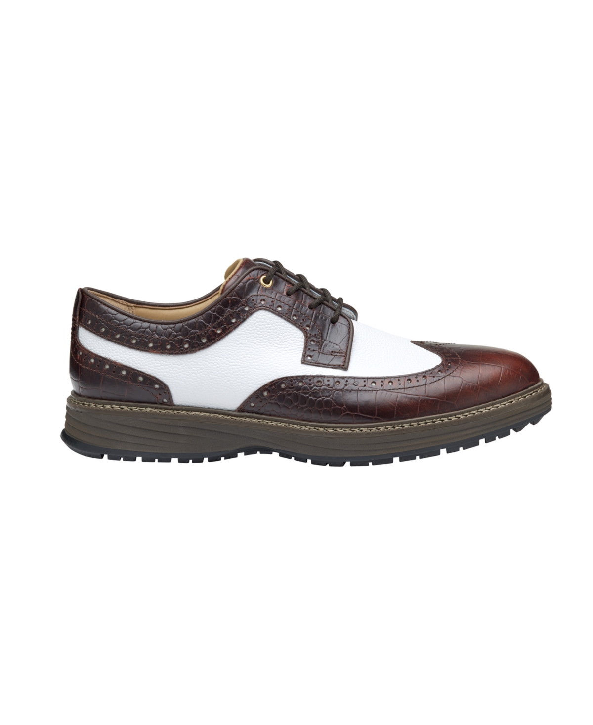 Johnston & Murphy Men's Waterproof Upton Gl3 Luxe Hybrid Shoes In Dark Brown Waterproof Leather