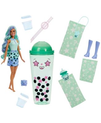 Barbie Pop Reveal Bubble Green Tea Scented Series Doll with Accessories Set 
