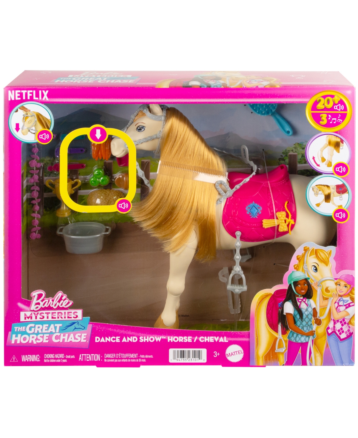 Barbie Mysteries: The Great Horse Chase Interactive Toy Horse - Multi-color