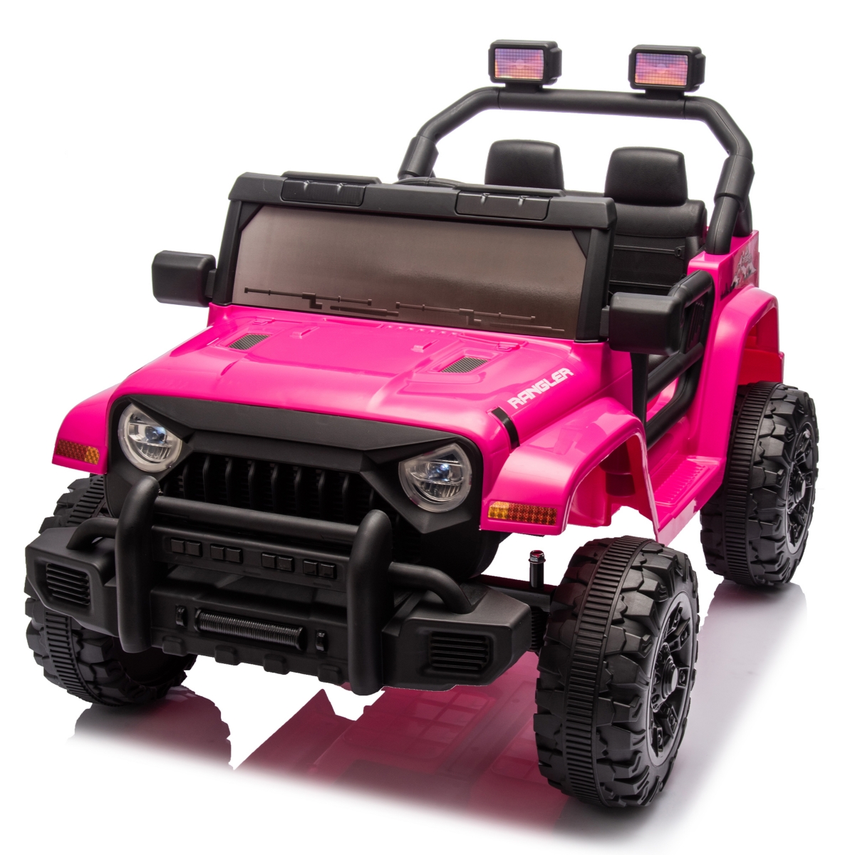 Streamdale Furniture 12V Kids Electric Ride-On Car w/ Remote, Music, Suspension, Headlights